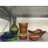 A collection of vintage Studio/Art glass.