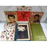 Elvis Presley Vintage Scrapbooks. A lovely fans collection of classic newspaper clippings of the