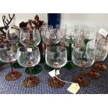 A collection of various glasses.