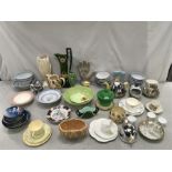 A selection of assorted chinaware including examples from Royal Winton and Carlton Ware.