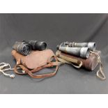 Two pairs of vintage binoculars in cases.one sale stereo prism binos 52% the city ale exchange