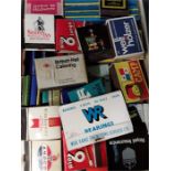 A quantity of matches in boxes west brom, rio 6 long, well holzer, the ship , chamois ,english and