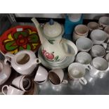 A quantity of Poole Pottery tea ware and other china