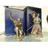 Two boxed Samurai figures.