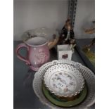 A small collection of various China and pottery to include Poole Pottery.