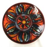 Poole Pottery delphis 14" (36cms) abstract charger by Irene Kerton.