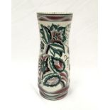 Poole Pottery traditional vase shape 93, pattern EC painted by C. Davies. 12" (31cms)