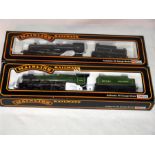 MAINLINE 2 x BR Locomotives - 37 -075 BR Apple Green Patriot 4-6-0 'Sir Robert Turnbull' and 37-