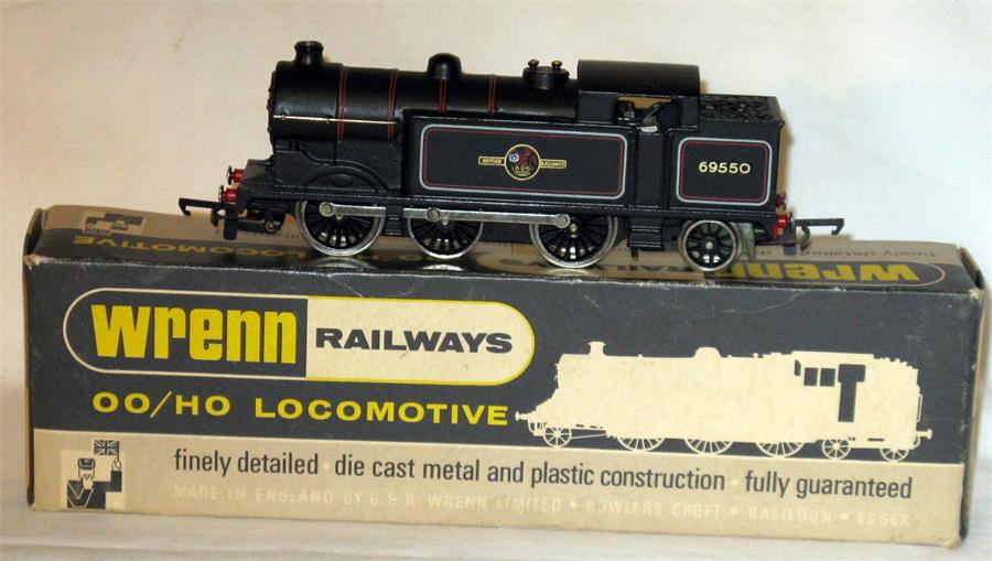 WRENN W2216 BR Black 0-6-2T # 69550. Near Mint with Instructions and Packing Rings in a Good Plus