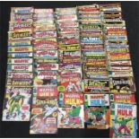 Quantity of Marvel comics c.1970's, includes Spider-Man, Dracula Lives, Planet of the Apes, Savage