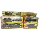 Five Corgi Toys military models: 907 German Semi-Track Hanomag Sdkfz 251/1 Rocket Launcher; 903