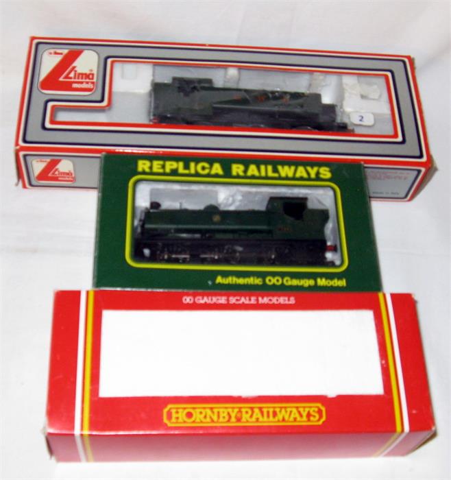 3 x GWR Green Tank Engines - REPLICA Railways 11001 0-6-0PT # 7768 - Near Mint Boxed - LIMA 205117