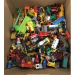 Good quantity of Matchbox commercial diecast models. Overall P-F, unboxed.