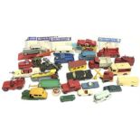 Quantity of Corgi, Matchbox and other diecast models, includes a diecast Car Servicing Ramp (G, in