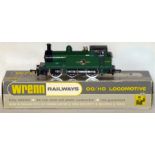 WRENN W2206A BR Malachite Green 0-4-0T # 31128 - one of a 1995 issue of 95 Models. Mint with Packing