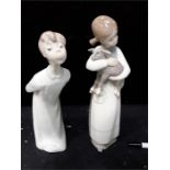 Two unboxed Lladro figures