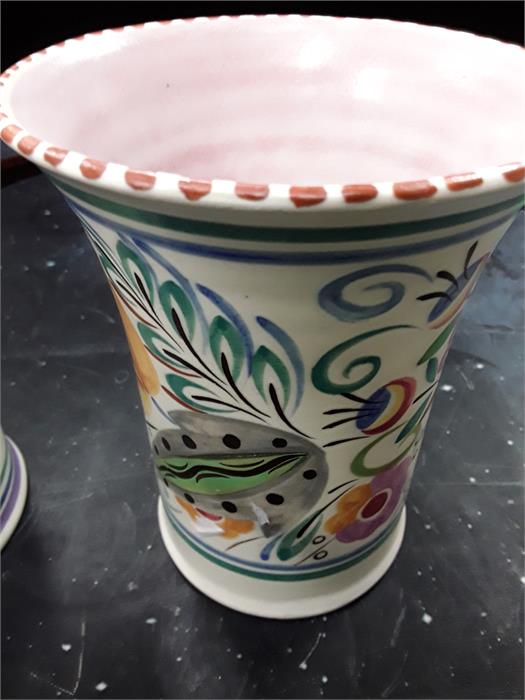 two Traditional Poole pottery.vases - Image 2 of 2