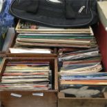 A selection of LPs and singles