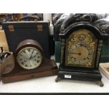 Two mantle clocks