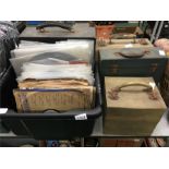 A quantity of LPs and singles, many in vintage boxes