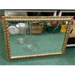 A decorated mirror