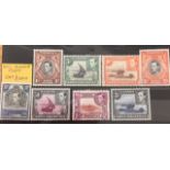 K:U.T. 1938-54. Range of mint stamps including scarce perfs. Cat £200.