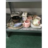 Mixed china and pottery to include Wedgwood, Poole Pottery, etc.