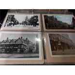 Two albums containing postcards of Worcester old and new.