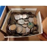 A box of coins.