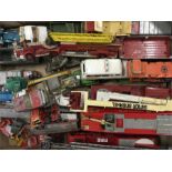 A collection of playworn toy vehicles. Includes Corgi, Dinky, Matchbox and others.