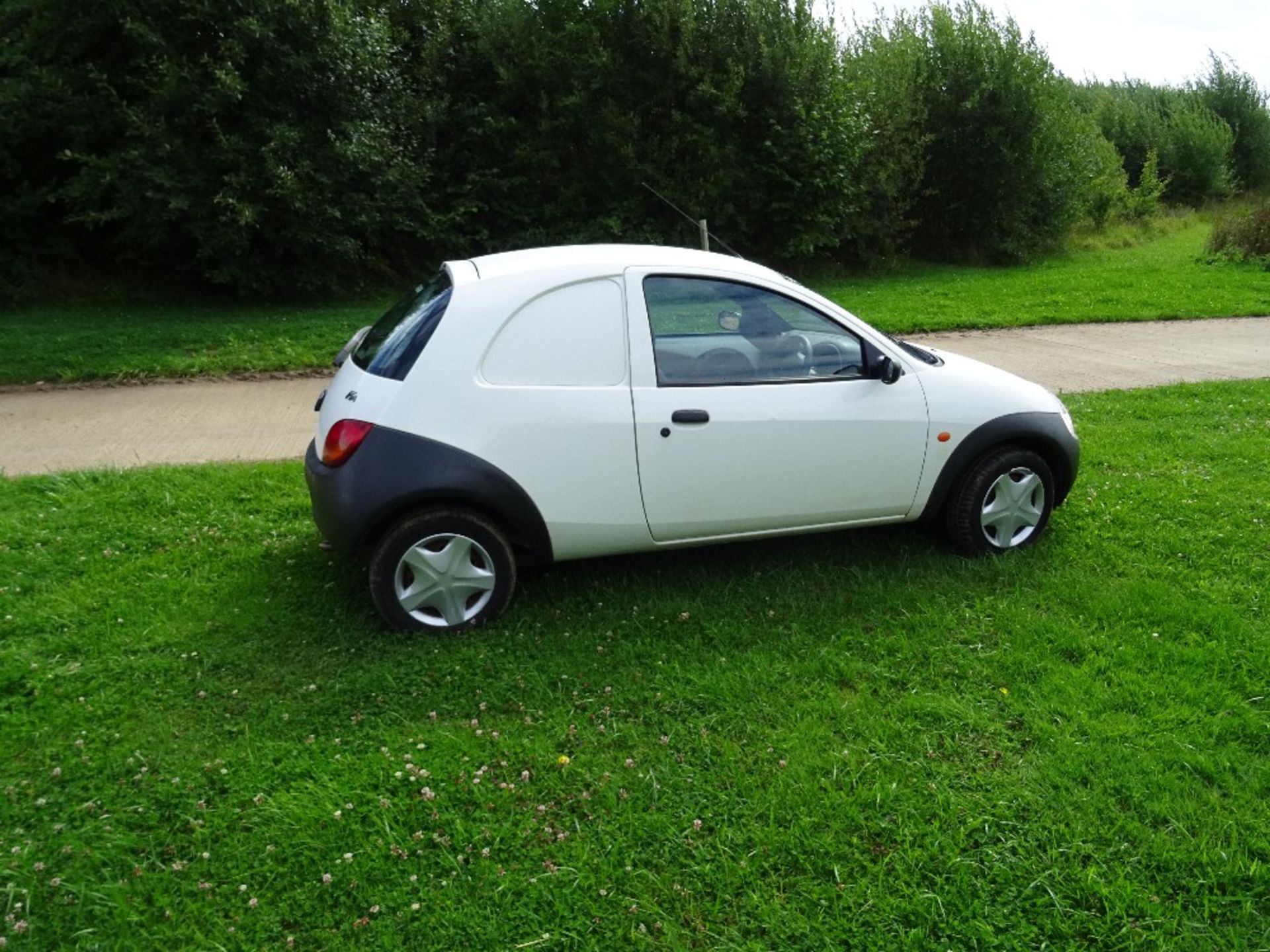 2002 Ford Ka Commercial, White, Petrol, Manual, Tyres: 165/65 R13, 57,967 Miles (as at 3/8/17).