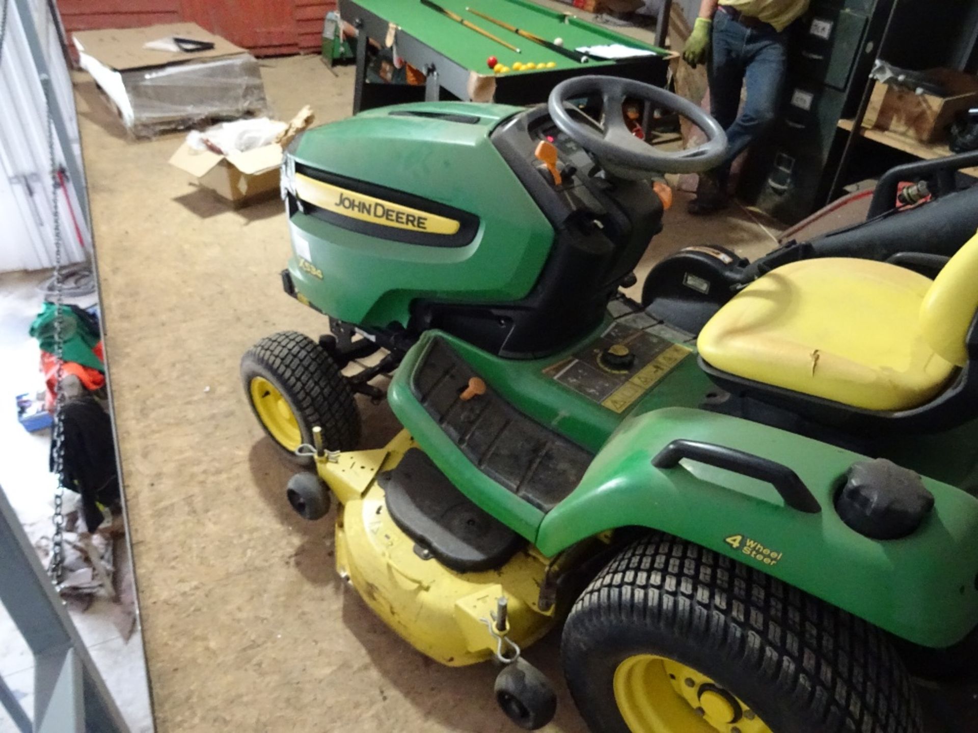 John Deere Twin Disc Grasscutter X534 MultiTerrain, 4 Wheel Steer, 120 Hours, Blower, - Image 5 of 12