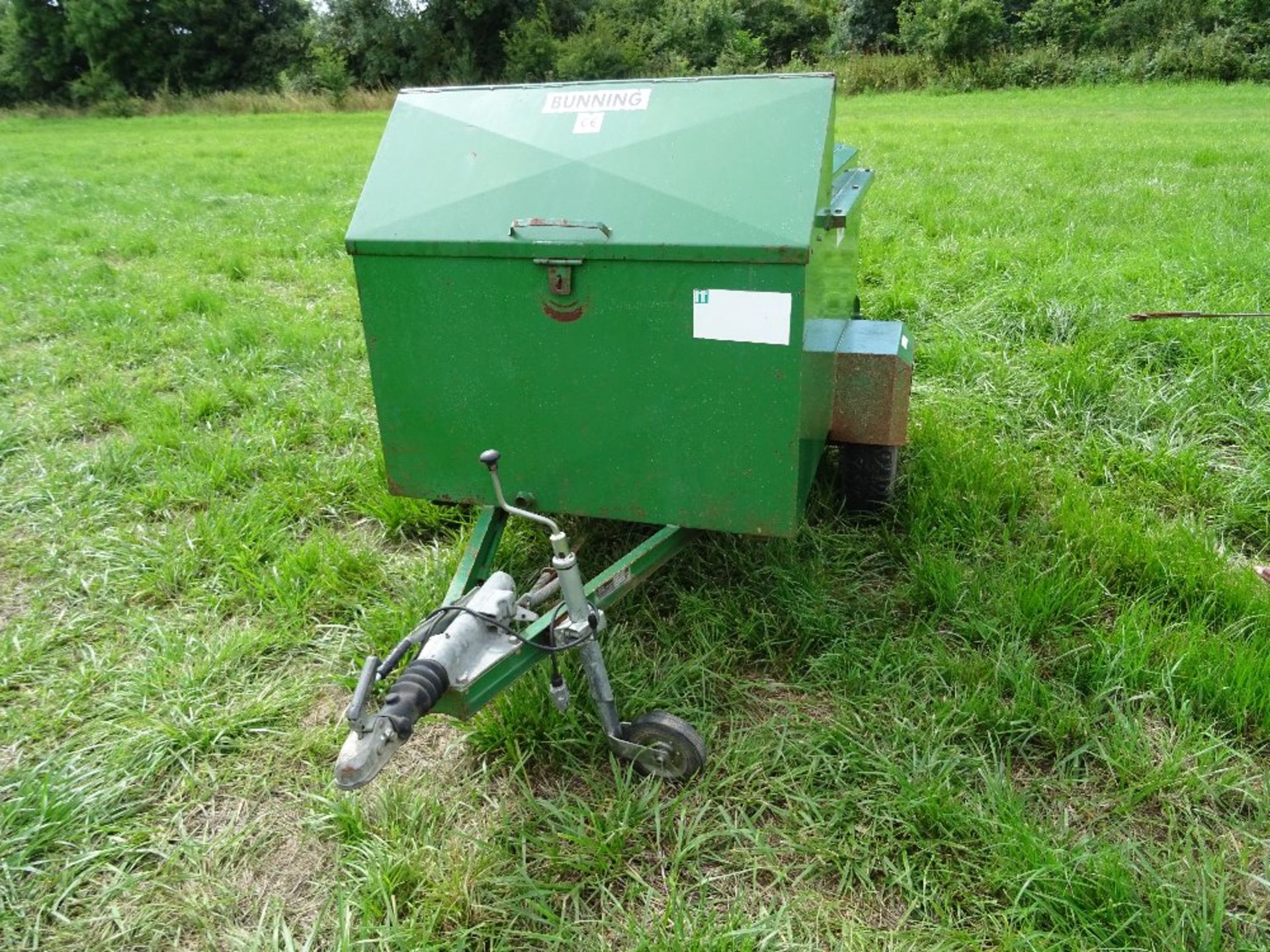 GT Bunning & Sons Ltd Single Axle Bowser, 1000l tank, towing hitch (lockable), Tyres: 106/104J, - Image 6 of 9