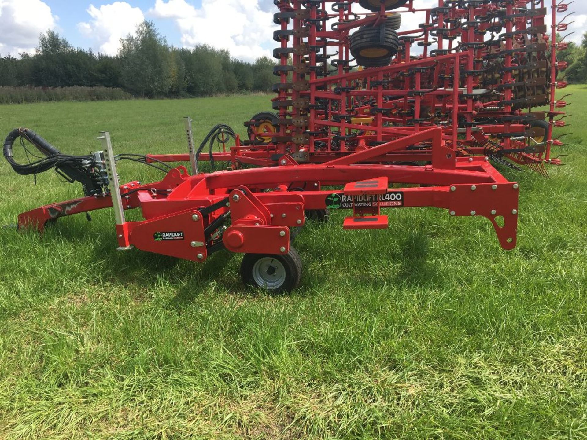 Rapid Lift - Cultivating Solutions, Tine (not shown in pictures), wheels, Serial Number 14212, - Image 3 of 8