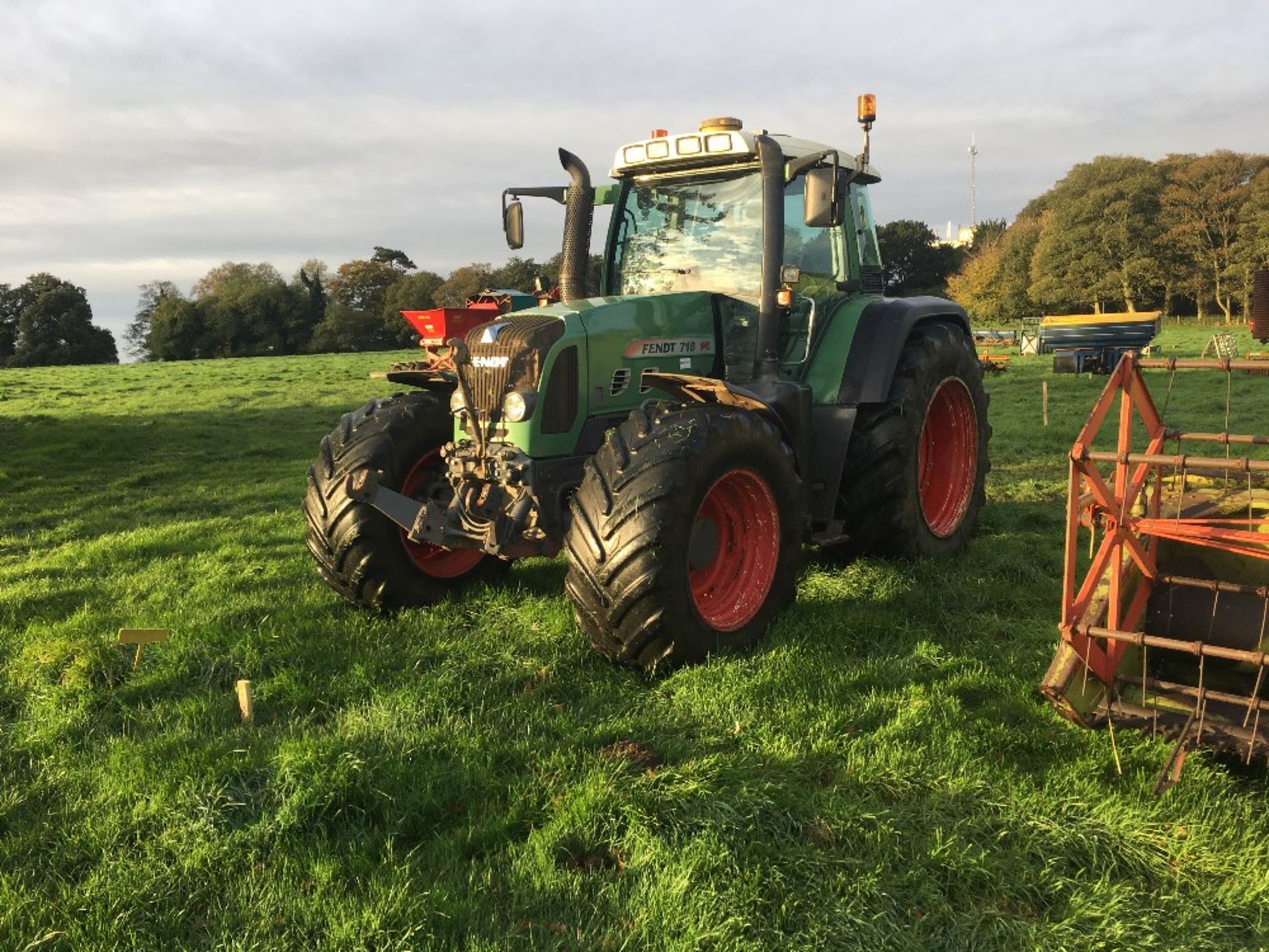 2008 (AU08 BHE) Fendt 718 Tractor, GPS System, Approximately 8,