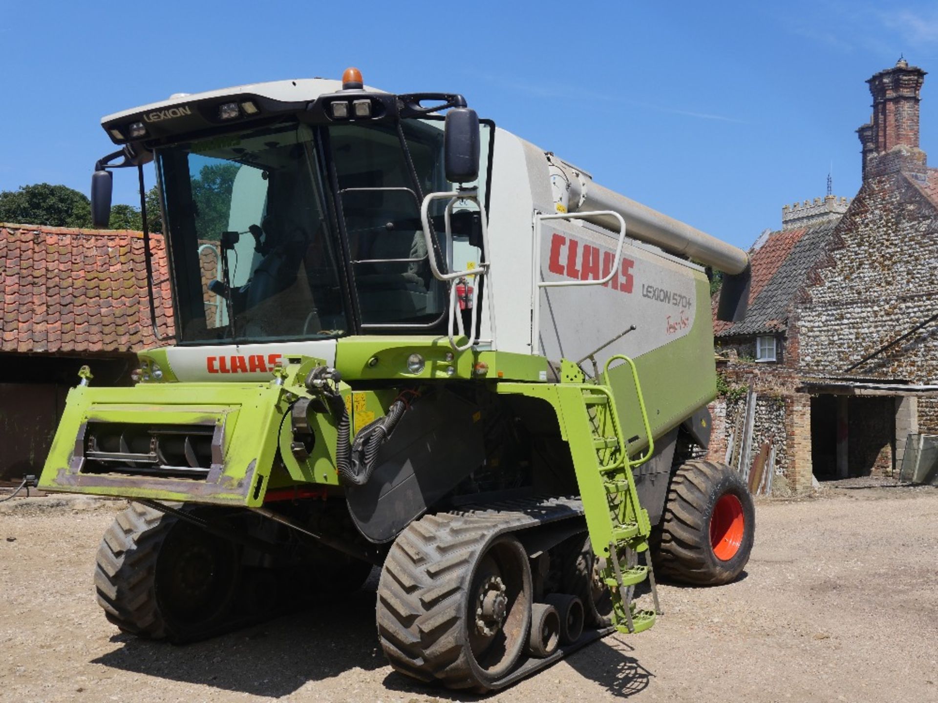 2006 Claas Lexion 570 + Terra Trac, 25ft Header with Trolley, Rear Tyres: 710/45- 26. - Image 5 of 5