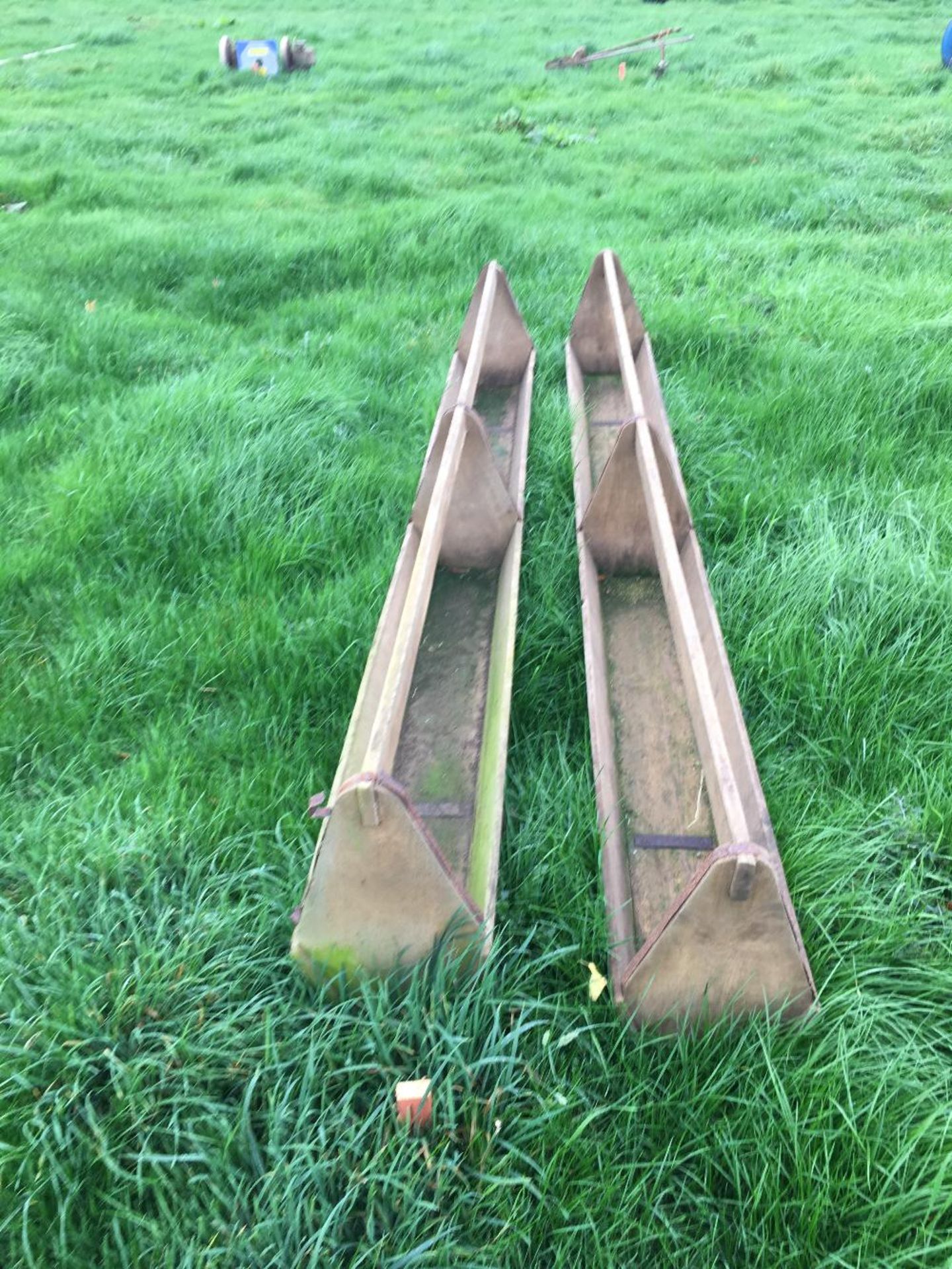 Wooden Cattle Feed Trough