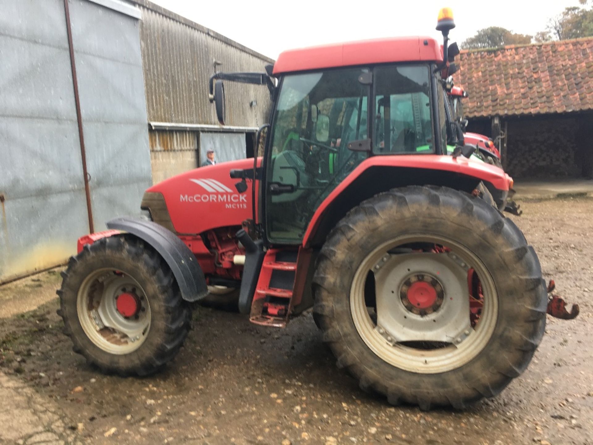 2003 McCormick MC115 tractor, front wafer weights, Rear Tyres: 12.4 R46, Front Tyres: 270/95 R32. - Image 3 of 4