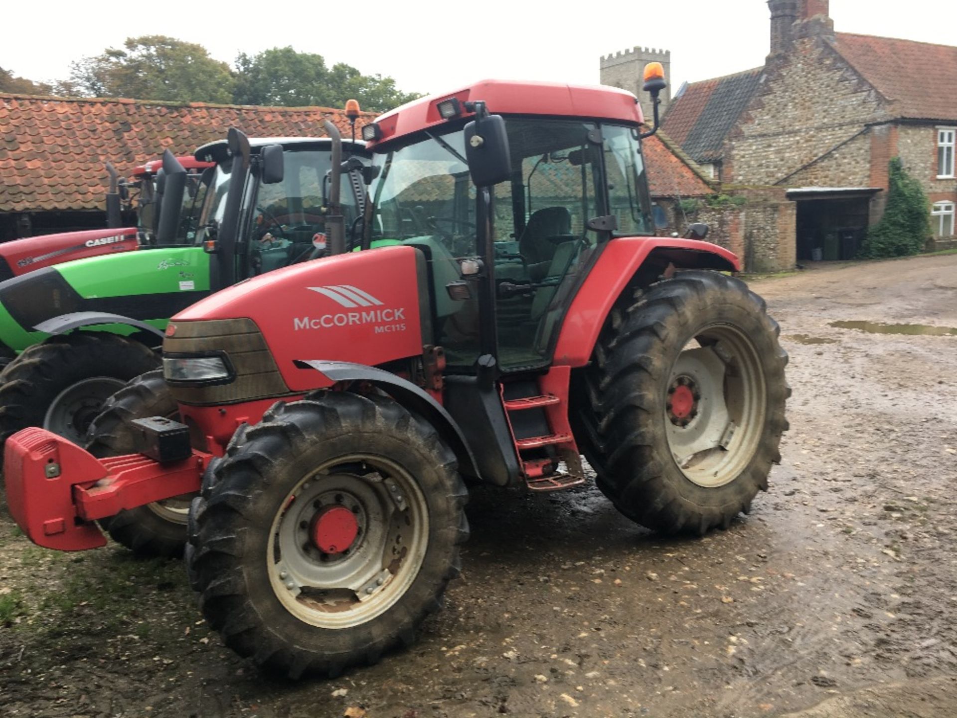 2003 McCormick MC115 tractor, front wafer weights, Rear Tyres: 12.4 R46, Front Tyres: 270/95 R32. - Image 2 of 4