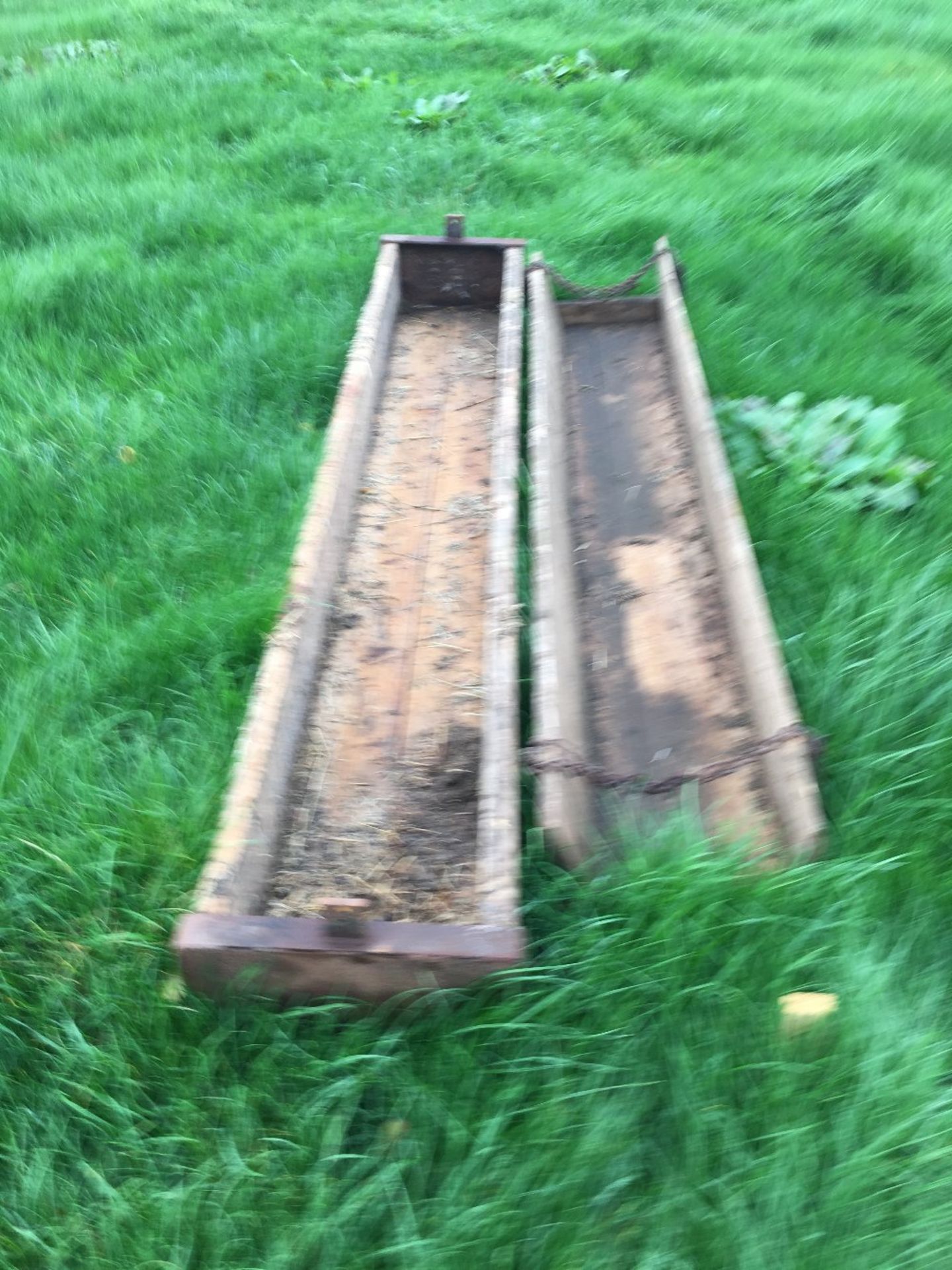 Wooden Cattle Feed Trough