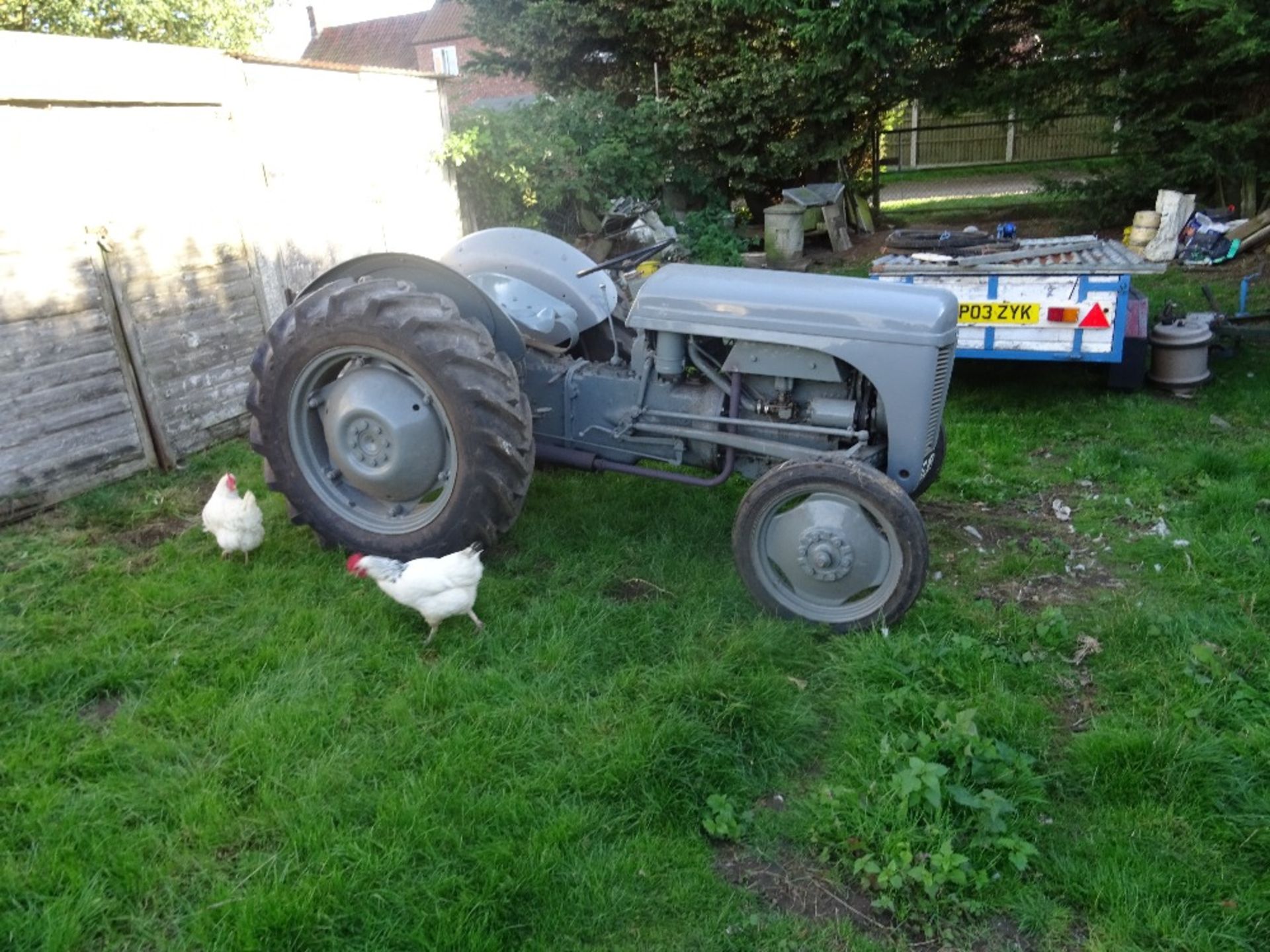 (GJB 125) Grey Ferguson, Petrol, 3 point linkage, Rear Tyres: Goodyear 12. - Image 3 of 4