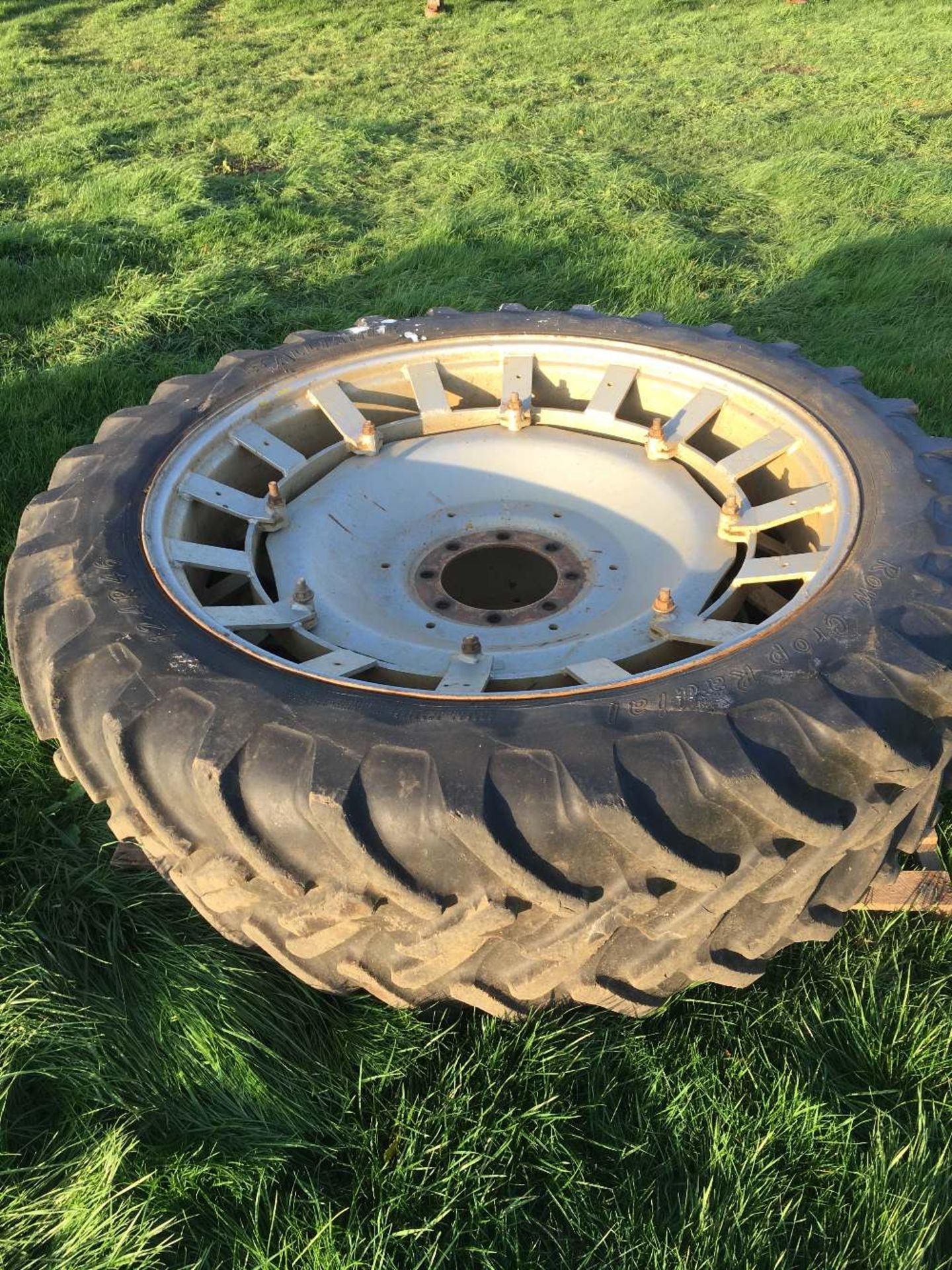 Pair of Alliance Row Crop Wheels, 8 Stud Centres, 12.