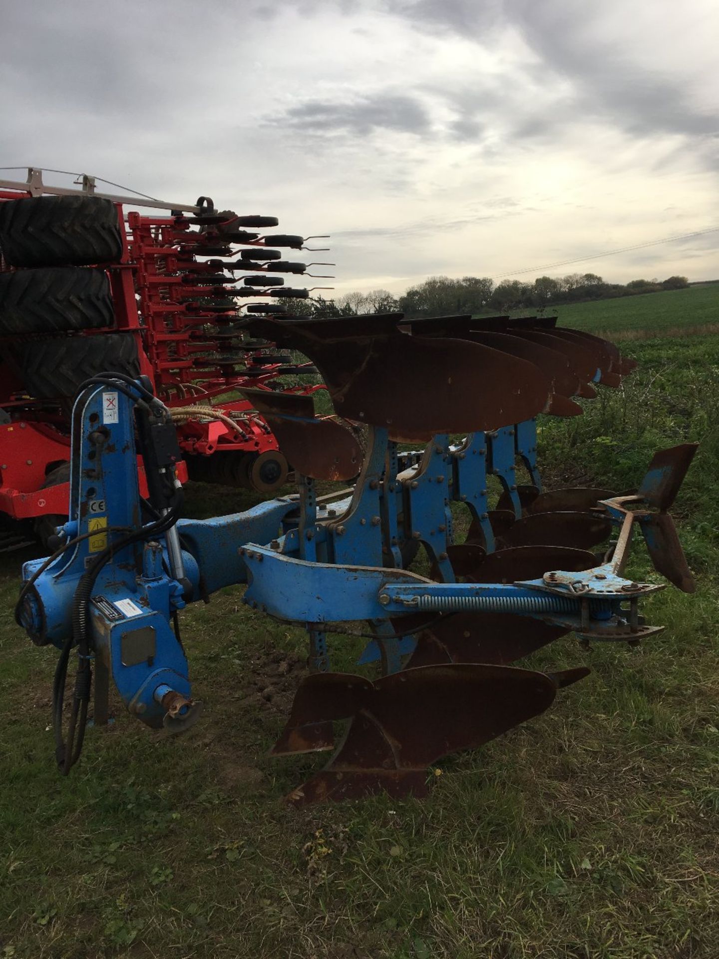 Lemken Eurapal 8 5 Furrow Plough, Press Arm, Skimmer, - Image 4 of 5