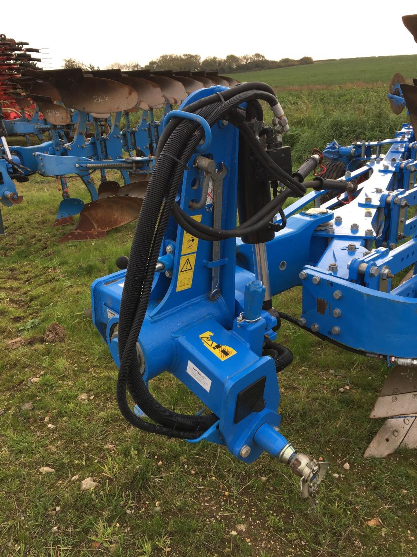 2014 Lemken Europal 8 5+1 L 100, 6 Furrow Plough, Press Arm, Depth Wheel, Slatted Mouldboards, - Image 5 of 6