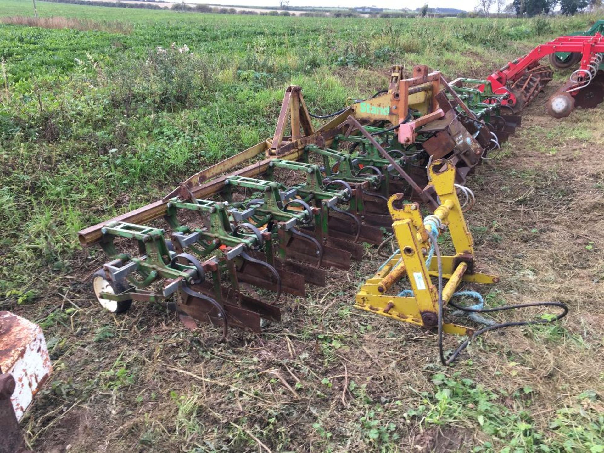 Front Mounted Standon Tractor Hoe, 12 Row, Wheel Mark Eradicators, - Image 2 of 2