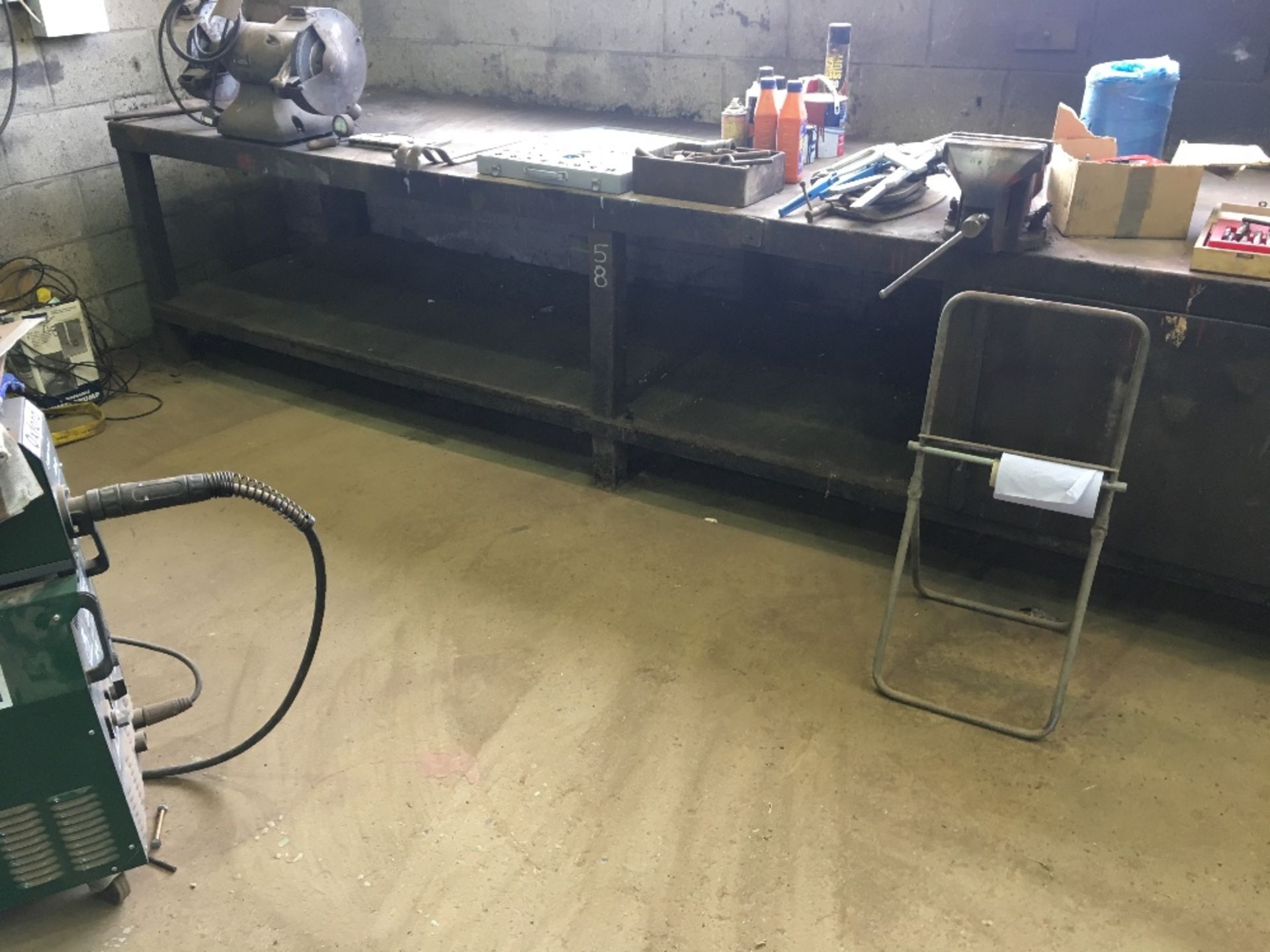 Bench with Black and Decker 10 Inch Grinder - Image 2 of 2