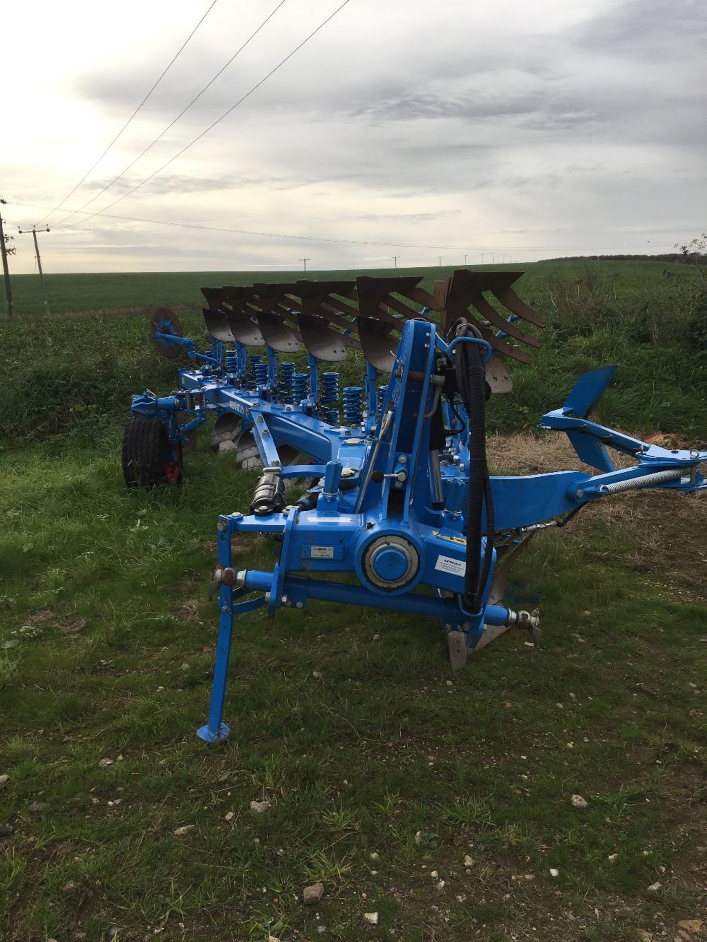 2014 Lemken Europal 8 5+1 L 100, 6 Furrow Plough, Press Arm, Depth Wheel, Slatted Mouldboards,