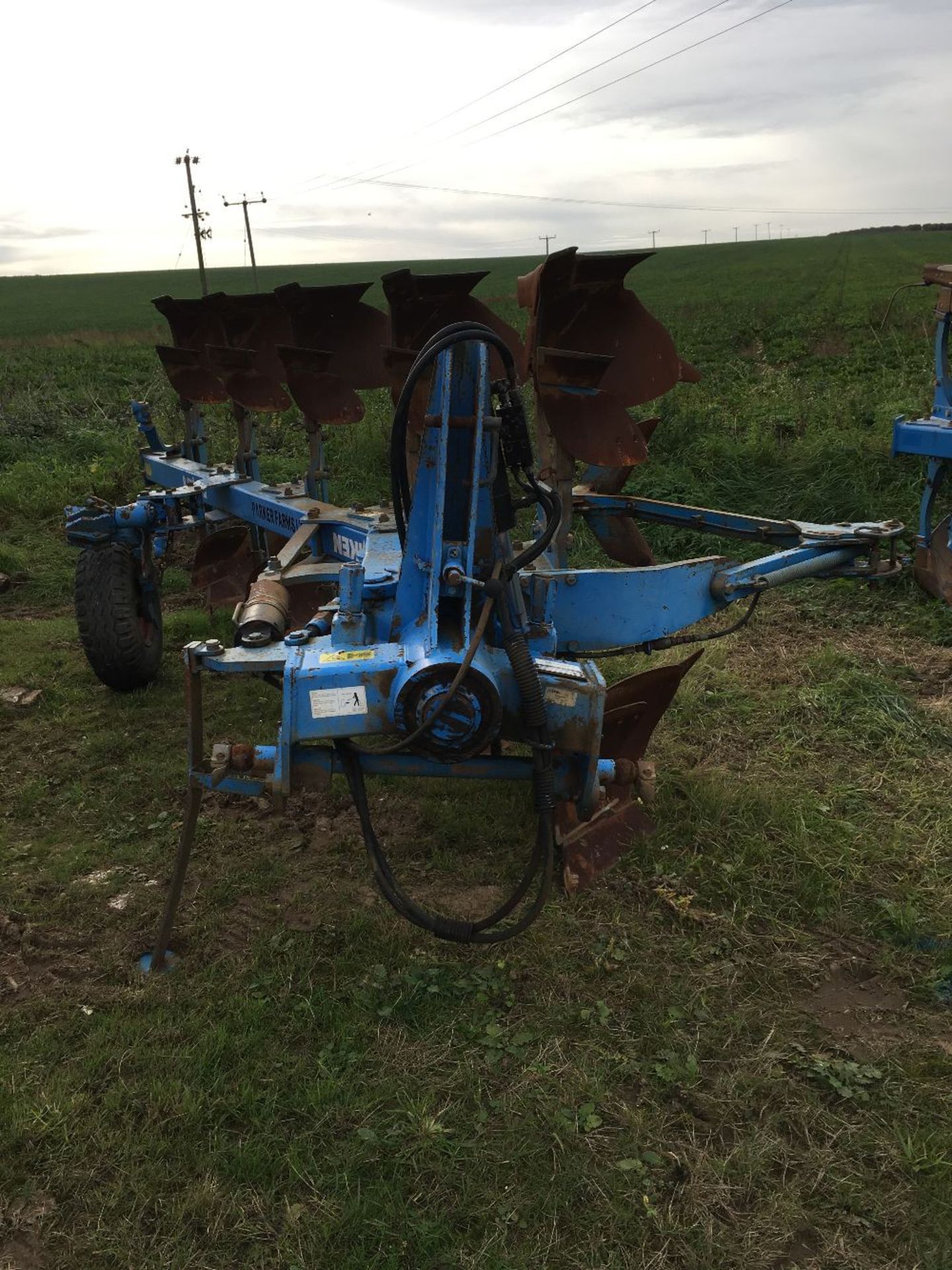 Lemken Eurapal 8 5 Furrow Plough, Press Arm, Skimmer, - Image 2 of 5