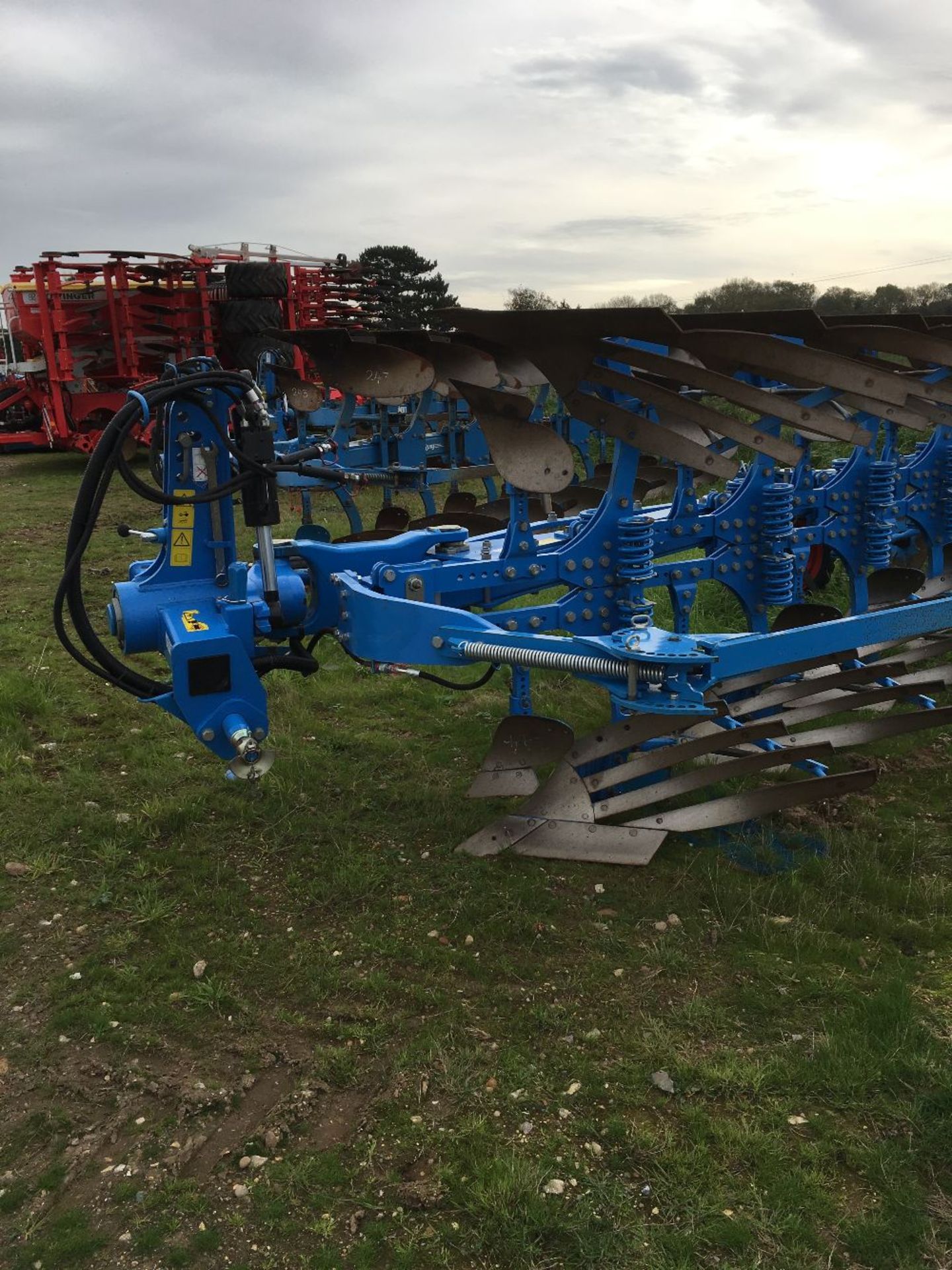 2014 Lemken Europal 8 5+1 L 100, 6 Furrow Plough, Press Arm, Depth Wheel, Slatted Mouldboards, - Image 4 of 6