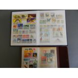 Two small albums of world stamps